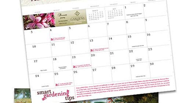 Horticulture 2011 Limited-Edition calender
