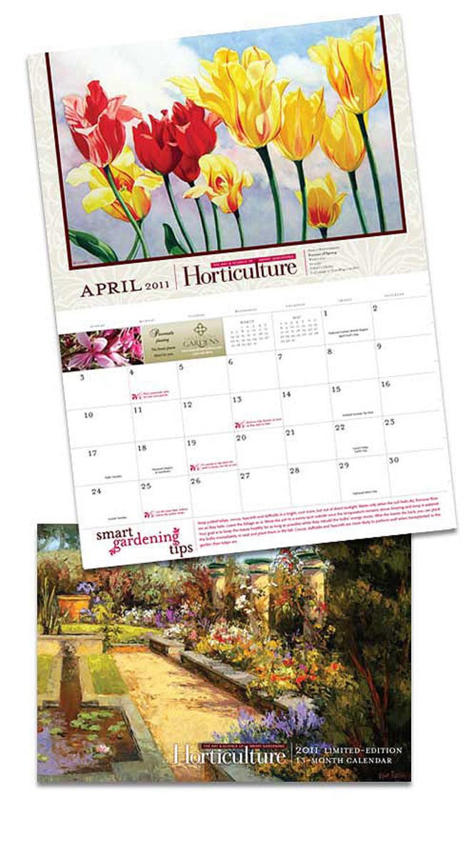 Horticulture 2011 Limited-Edition calender
