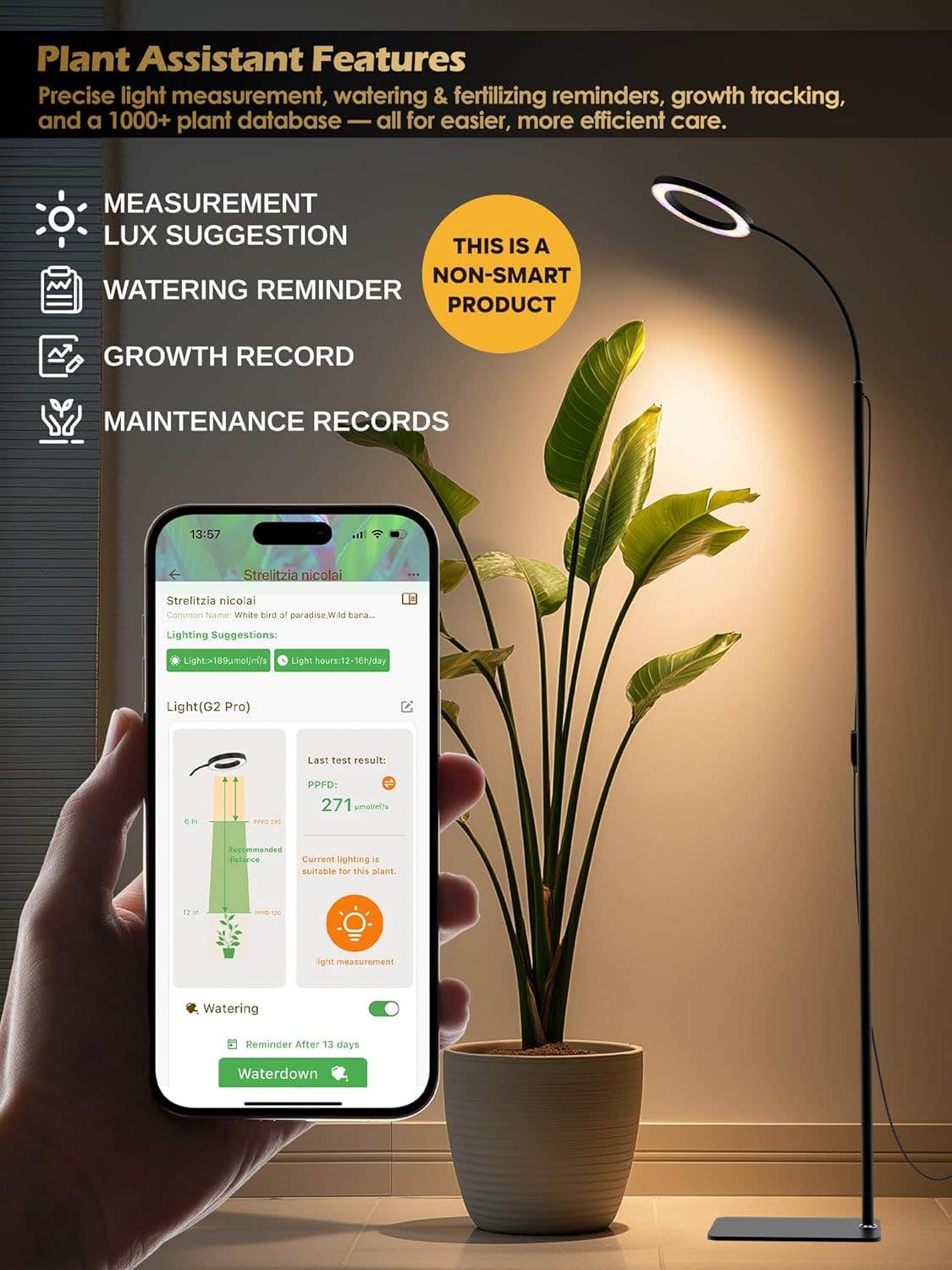 GLOWRIUM Grow Lights for Indoor Plants, Full Spectrum LED Grow Light