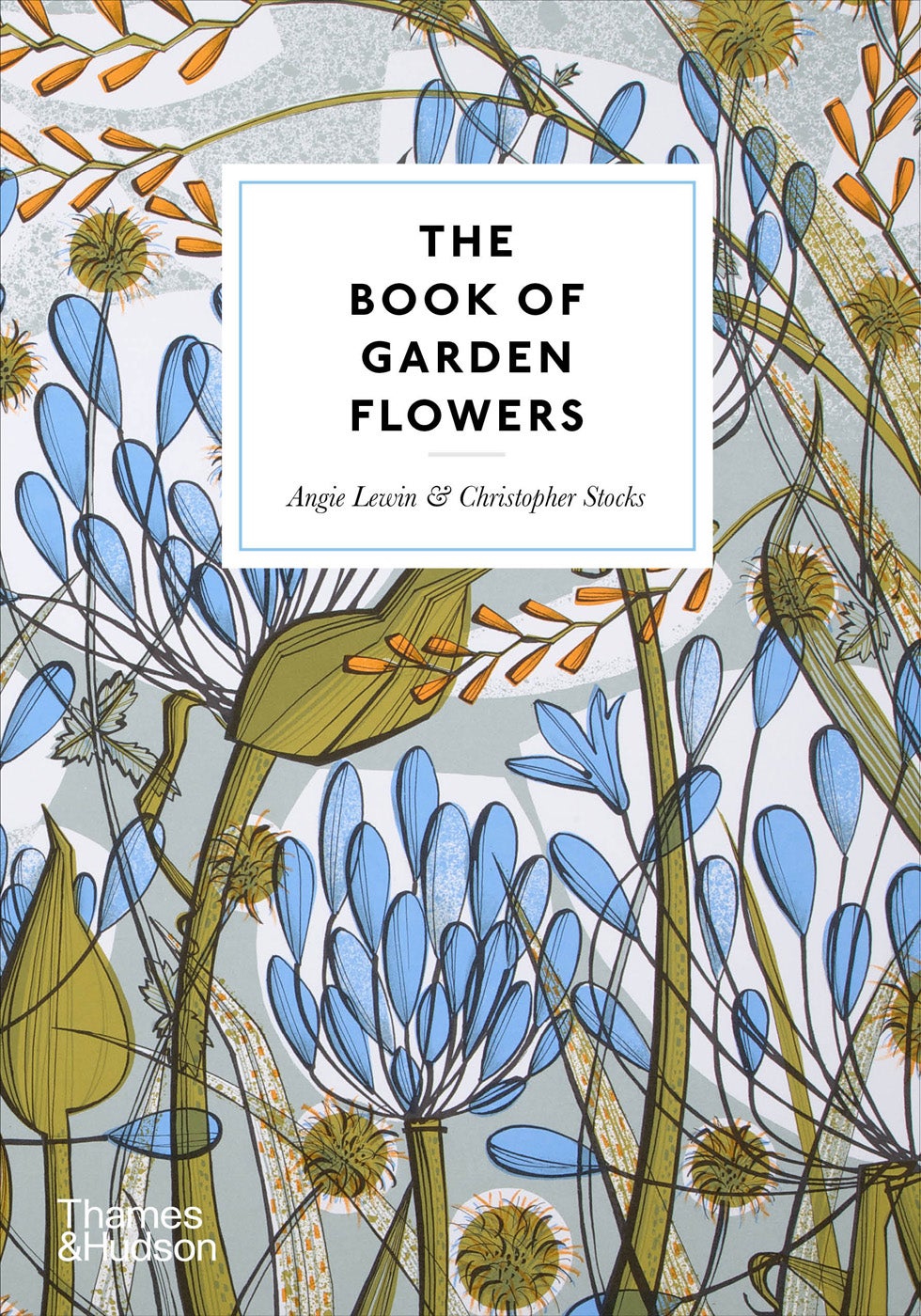 The Book of Garden Flowers cover by Christopher Stocks and Angie Lewin